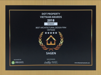 BEST ARCHITECTURAL DESIGN FIRM – DOT PROPERTY VN AWARDS 2018