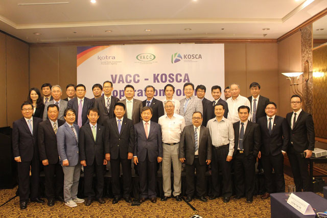 9/07/2015 – 9th July, 2015: Participating the Cooperation Forum by VACC (Vietnam) – KOSCA (Korea)