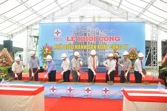 30/8/2014 - Lễ Khởi Công Nhà điều hành sản xuất Điện lực thuộc Công Ty Điện Lực Đắk Lắk