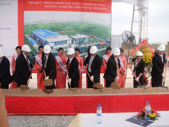Construction Commencement Ceremony of MEDOCHEMIE (Far East) Pharmaceutical Factory