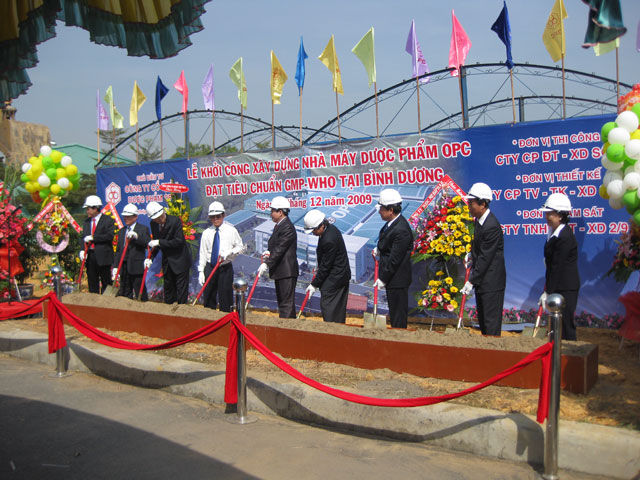 Construction Commencement Ceremony of OPC Pharmaceutical Factory in Binh Duong province