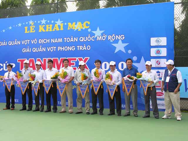 Sagen tài trợ giải quần vợt cup Tanimex 2010