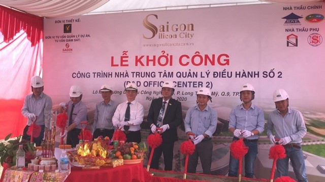 29/12/2020 – SSC tiến hành lễ khởi công xây dựng công trình Center 2 thuộc dự án Sài Gòn Silicon City