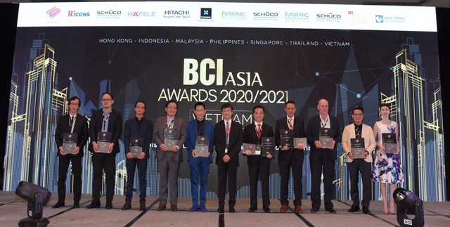 Sagen nhận Giải Top 10 Architects Bci Asia Awards 2021