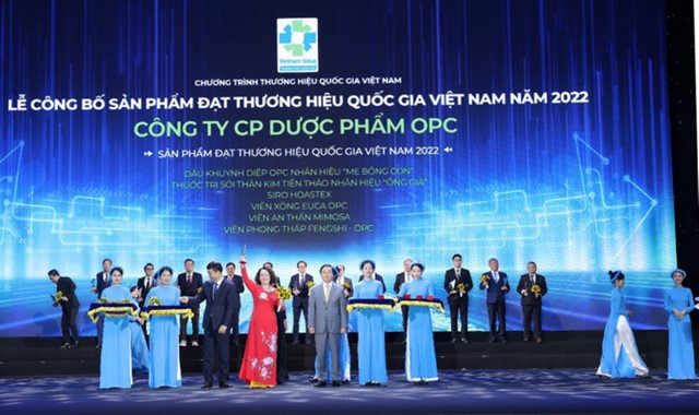 Chúc mừng Dược OPC đạt danh hiệu  “Thương hiệu quốc gia Việt Nam”