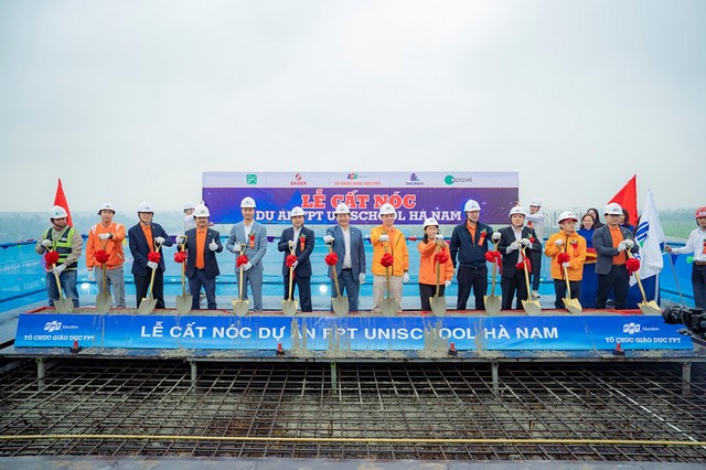 March 30th, 2023 – Topping out ceremony of FPT Unischool Ha Nam