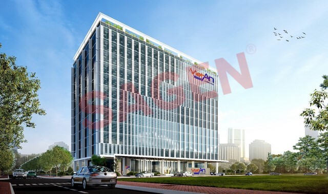 Sagen signing the contract to design Viet An Smart Office Building