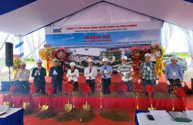 Groundbreaking Ceremony Anh Duong Irradiation Plant And Applied Irradiation Technology Research Center Project