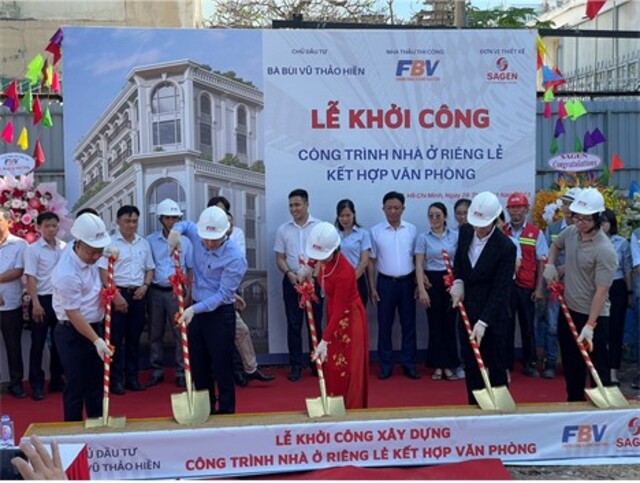 Groundbreaking Ceremony Of Nguyen Thanh Y Office Combined Housing Project