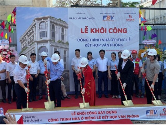 Lễ Khởi Công Xây Dựng Dự Án Nhà Ở Kết Hợp Văn Phòng Nguyễn Thành Ý