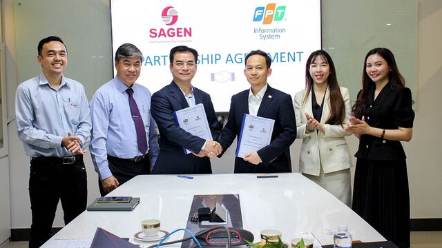 Sagen cooperates with FPT IS to promote green transformation in factory and building construction