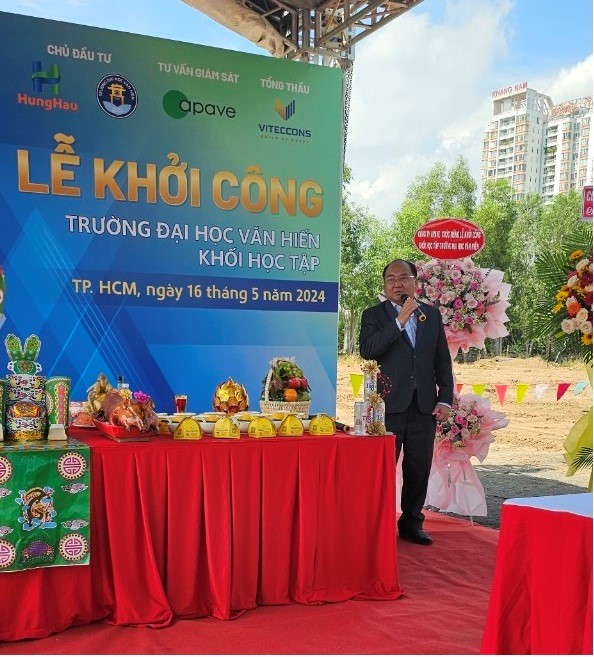 GROUNDBREAKING CEREMONY – PROJECT: VAN HIEN UNIVERSITY