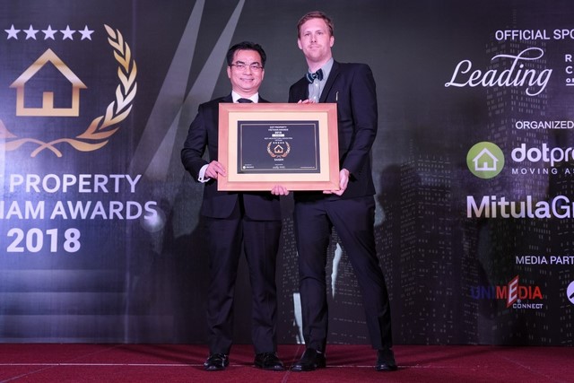 Sagen honored to receive "DOT PROPERTY VIETNAM AWARDS 2018"