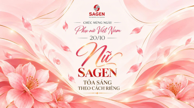 SAGEN CHÀO MỪNG NGÀY PHỤ NỮ VIỆT NAM 20/10/2026 – TỎA SÁNG THEO CÁCH RIÊNG