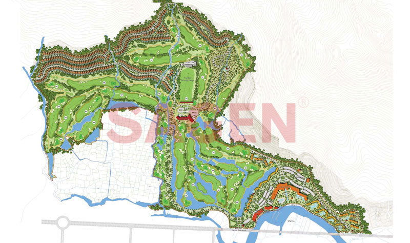 Qui hoạch sân golf và biệt thự sinh thái cam ranh