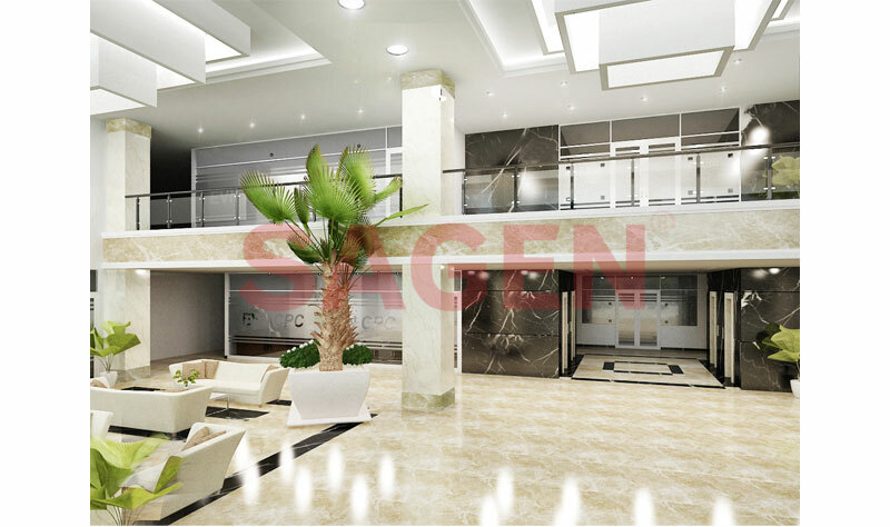Thiết kế nội thất tổng công ty điện lực Miền Trung