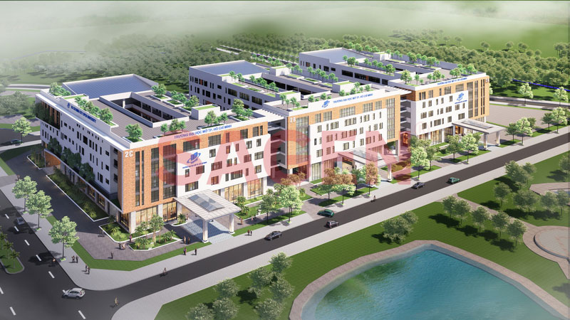 Khối giảng đường 2C – Đại Học Mở TP.HCM - Cơ sở Long Bình Tân