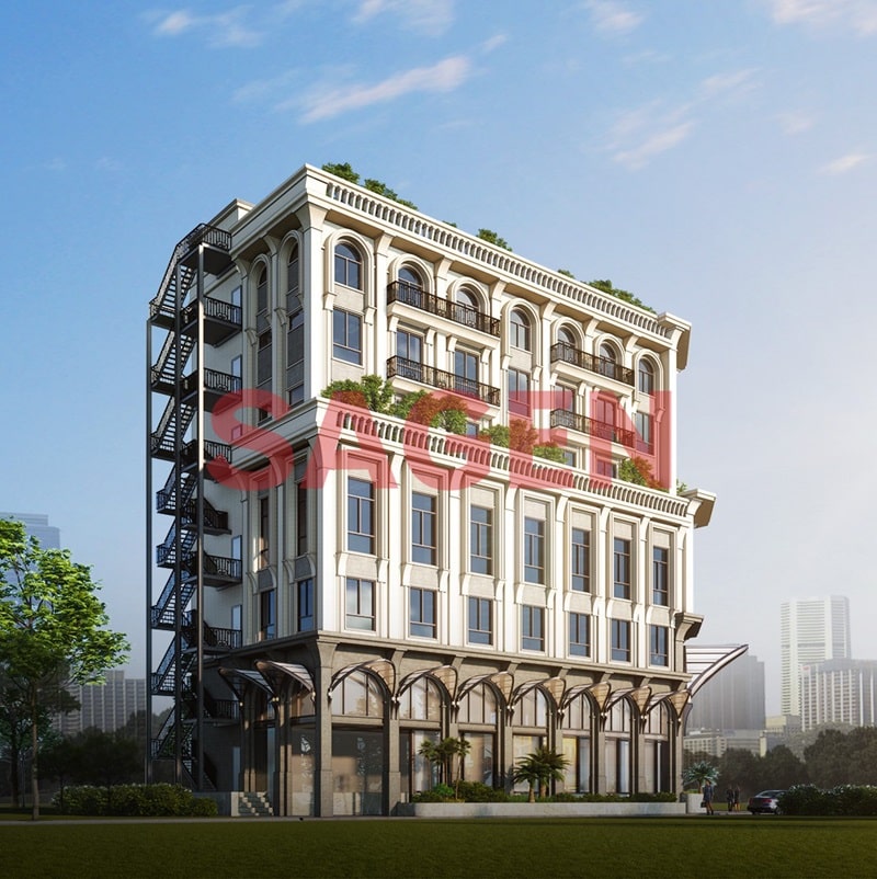 Nhà ở riêng lẻ kết hợp văn phòng